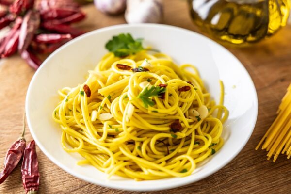 linguine à l'ail et persil