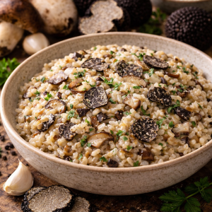 risotto aux truffes et cèpes mamma-mia.re