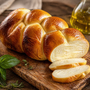 mozzarella tressée fumée